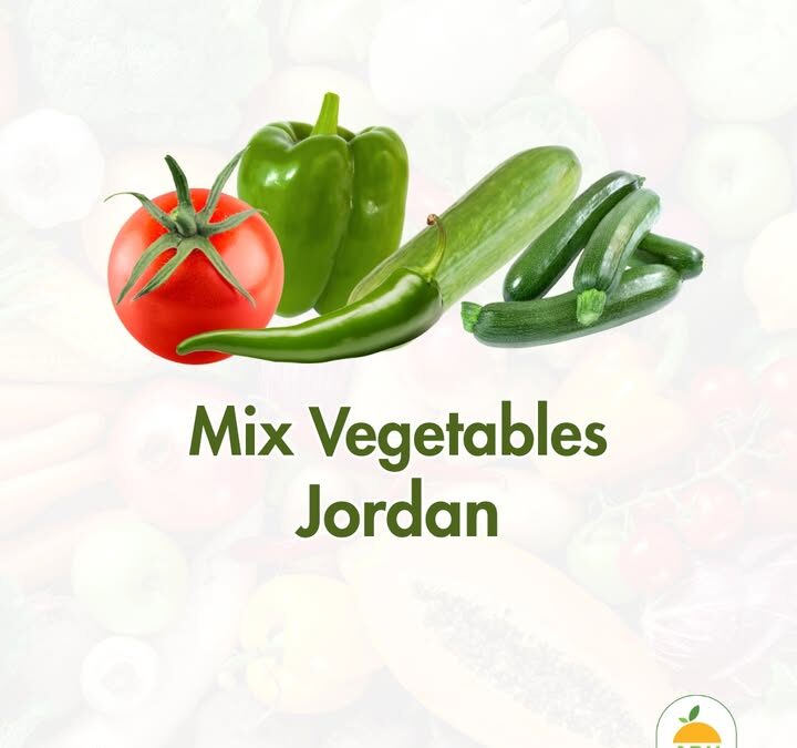 A vibrant selection of fresh vegetables from Jordan